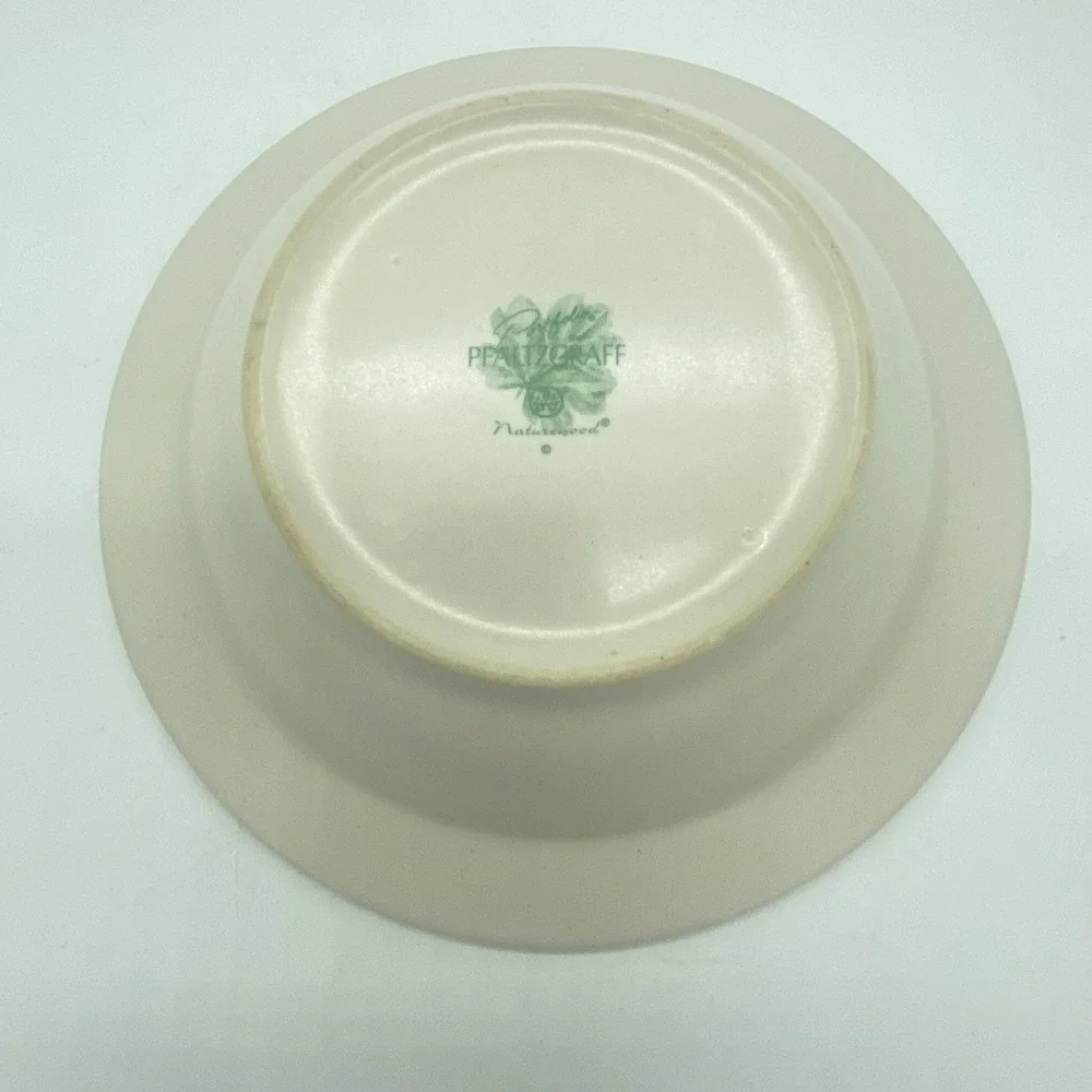 Pfaltzgraff Naturewood Deep Rimmed Soup Cereal Bowls 7 1/4